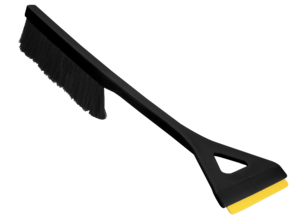 Isskrapa med snöborste 45 cm