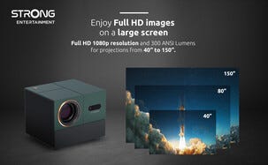 Strong MIRA1 Google TV-projektor 1080p 300 lumen
