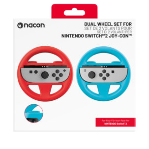 Nacon Wheel Pair ratt til Nintendo Switch 2, 2-pakning