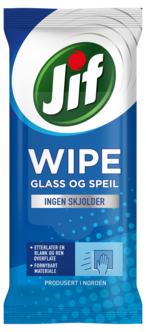 Jif Easy Wipe glass og speil rengjøringskluter, 30-pakning