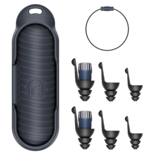 Mixx adaptive ørepropper for reise, musikk og fokus – 15, 23, 27 dB