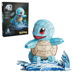 4D Build Pokémon Squirtle 3D-puslespill 180 biter, fra 12 år