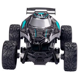 Land Monster radiostyrd bil utomhus svart/blå, från 8 år