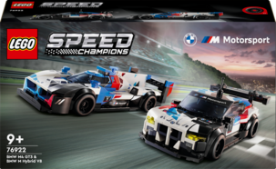 LEGO Speed Champions BMW M4 GT3 & BMW M Hybrid V8 76922, 9+