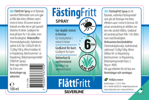 Silverline fästingfritt fästingspray, 100 ml