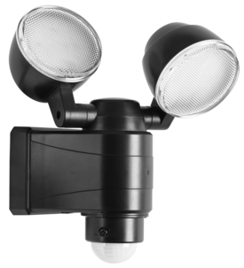 Batteridrevet vegglampe med bevegelsessensor