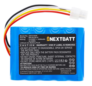 Batteri 18,5 V/3400 mAh till Husqvarna Automower/Gardena Sileno