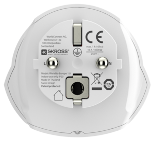 Matka-adapteri SKROSS World to Europe