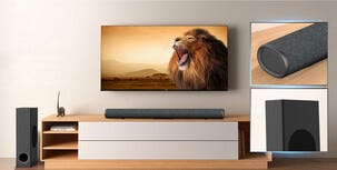 Exibel SE04PD Soundbar ja subwoofer