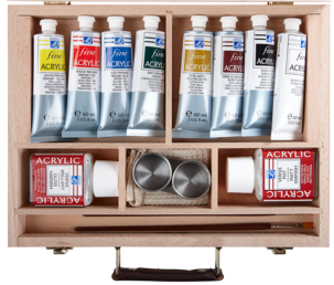 Målarlåda akryl Lefranc & Bourgeois Fine