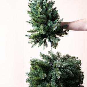 Pop-up juletre Asker med LED-lys, 180 cm