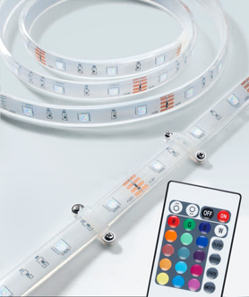 LED list RGB utomhus / inomhus med fjärrkontroll, Cotech
