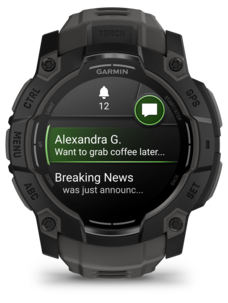 Garmin Instinct 3 AMOLED-smartklokke, 50 mm