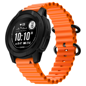 Silikonreim til Garmin aktivitetsklokke 26 mm, Quick release