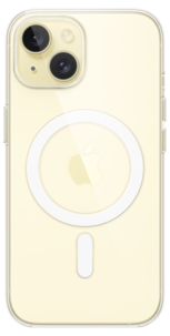 Mobilskal med MagSafe för iPhone 15, Apple Clear Case