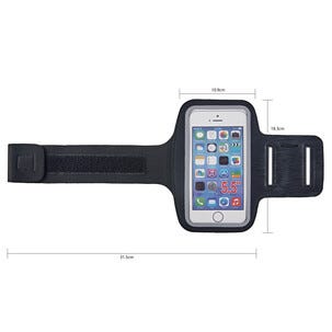 Anmiki sportarmband för iPhone Mini och SE, svart