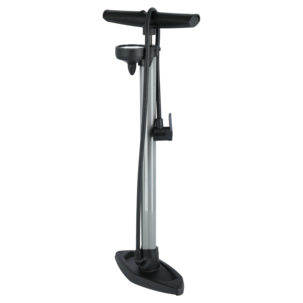 Cykelpump med fotplatta och tryckmätare 11 bar