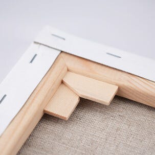 Lerret med ramme, lin, Sang