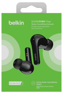 Belkin Soundform Flow, trådlösa hörlurar med mikrofon