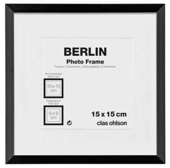 Fotoram Berlin, svart