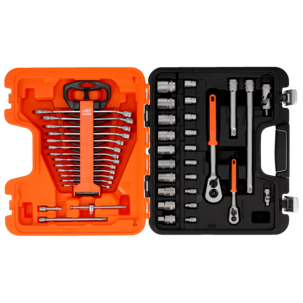 Bahco S410 hylsnyckelsats 1/4 och 1/2 tum, 42 delar