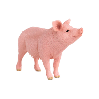 Schleich Porsas, vaaleanpunainen maatilan eläin, yli 3-vuotiaille