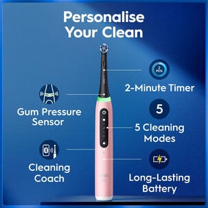Oral-B iO 5 elektrisk tannbørste, 5 børstemoduser