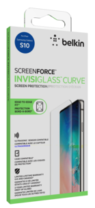 Skärmskydd för Galaxy S10, Belkin ScreenForce InvisiGlass Curve