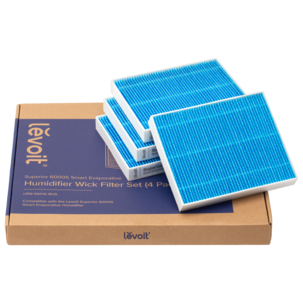 Wick-filter till Levoit 6000S luftfuktare, 4 pack