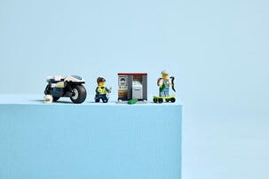 LEGO City Polisens motorcykeljakt 60455, från 4 år