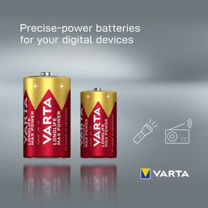 Varta Longlife Max Power D/LR20, 2 kpl