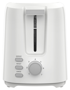 Brødrister 2 skiver, 750 W