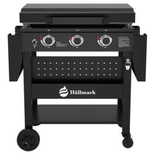 Hällmark stekehelle gass med 3 brennere, stål