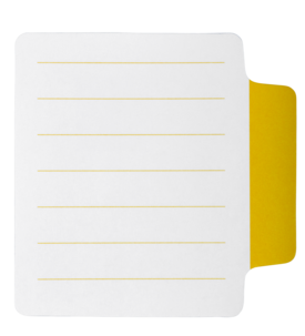 Anteckningsflikar, flyttbara