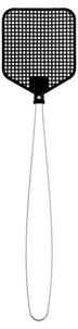Flugsmälla svart 41 cm 