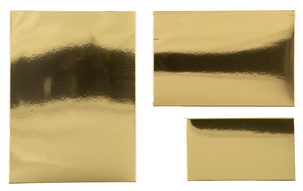 Presentförpackningar 3-pack, guld