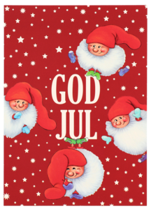 Julekort enkle, 10-pk