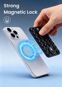 Anmiki magnetisk mobilholder med sugekopper