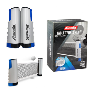 Pingisnät till vanligt bord, portabelt och utdragbart