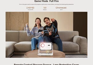 Wanbo Vali 1 Pro smart projektor, hvit