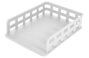 Kontorskit tidskriftsamlare, pennkopp och brevkorg