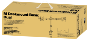 Multibrackets M deskmount Basic Näyttöteline, VESA, 2 näytölle