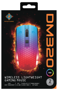 Deltaco GAM-145 trådlös gamingmus RGB
