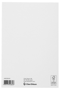 Gratulasjonskort dobbelt med blank innside, 12 x 17 cm