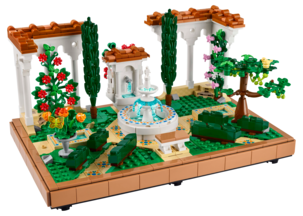 LEGO Icons Puutarha ja suihkulähde 10359, yli 18-vuotiaille