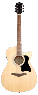 Gecko akustisk gitar med pickup og stålstrenger