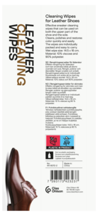 Rengöringsservetter för läderskor, 20-pack
