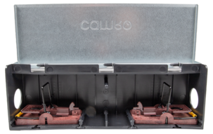 SafeTrap tunnelbox med 2 musfällor