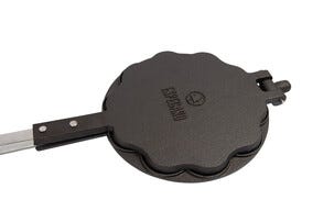 Espegard vaffeljern åpen ild, støpejern