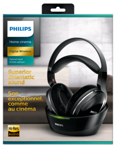 Philips trådlösa hörlurar till tv, SHD8850/12